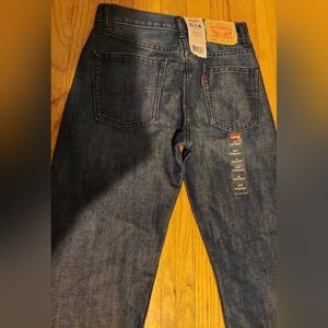 NWT Levi's Jeans Size 14 25x27 Slim Boys 514 Straight Leg Preppy